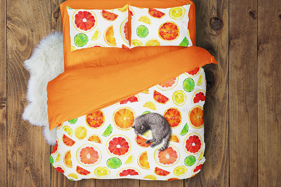 Citrus Watercolor Collection in Illustrations - product preview 3