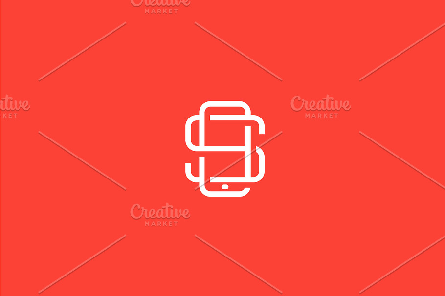 Letter S, Smartphone logo in Logo Templates - product preview 8