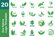 20 Logo Eco Nature Templates Bundle