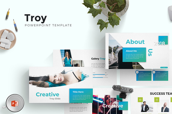 Troy - Powerpoint Template in PowerPoint Templates - product preview 3