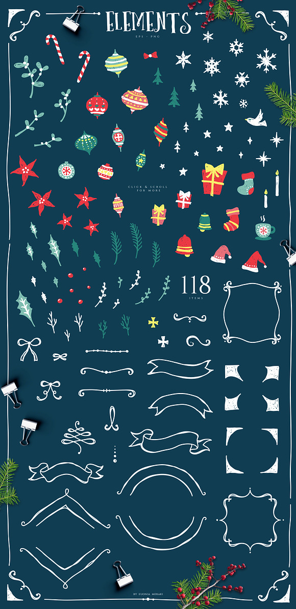 Christmas Joy Xmas Graphics & Cards in Objects - product preview 2
