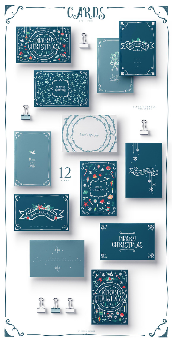 Christmas Joy Xmas Graphics & Cards in Objects - product preview 5