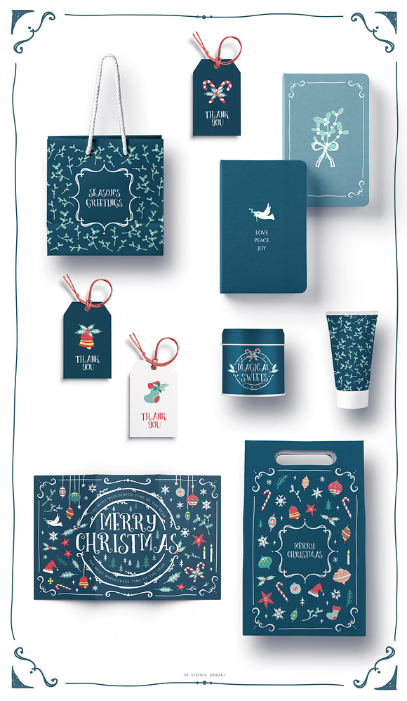 Christmas Joy Xmas Graphics & Cards in Objects - product preview 7