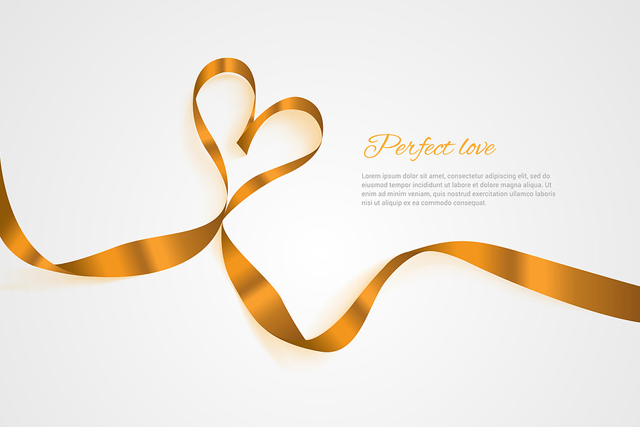 Romantic vector ribbon in Objects - product preview 8