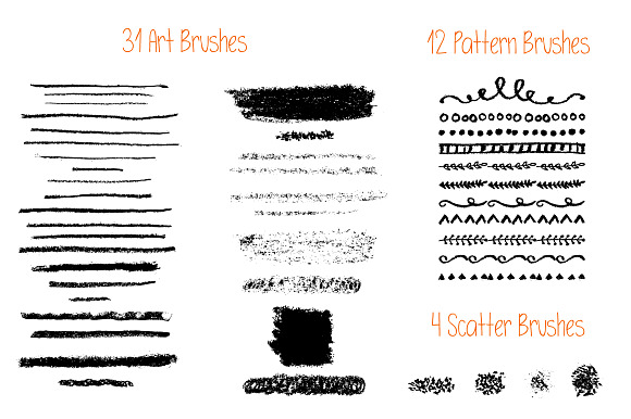 Vector Oil Pastels Brushes in Add-Ons - product preview 1
