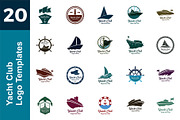 20 Logo Yacht Templates Bundle
