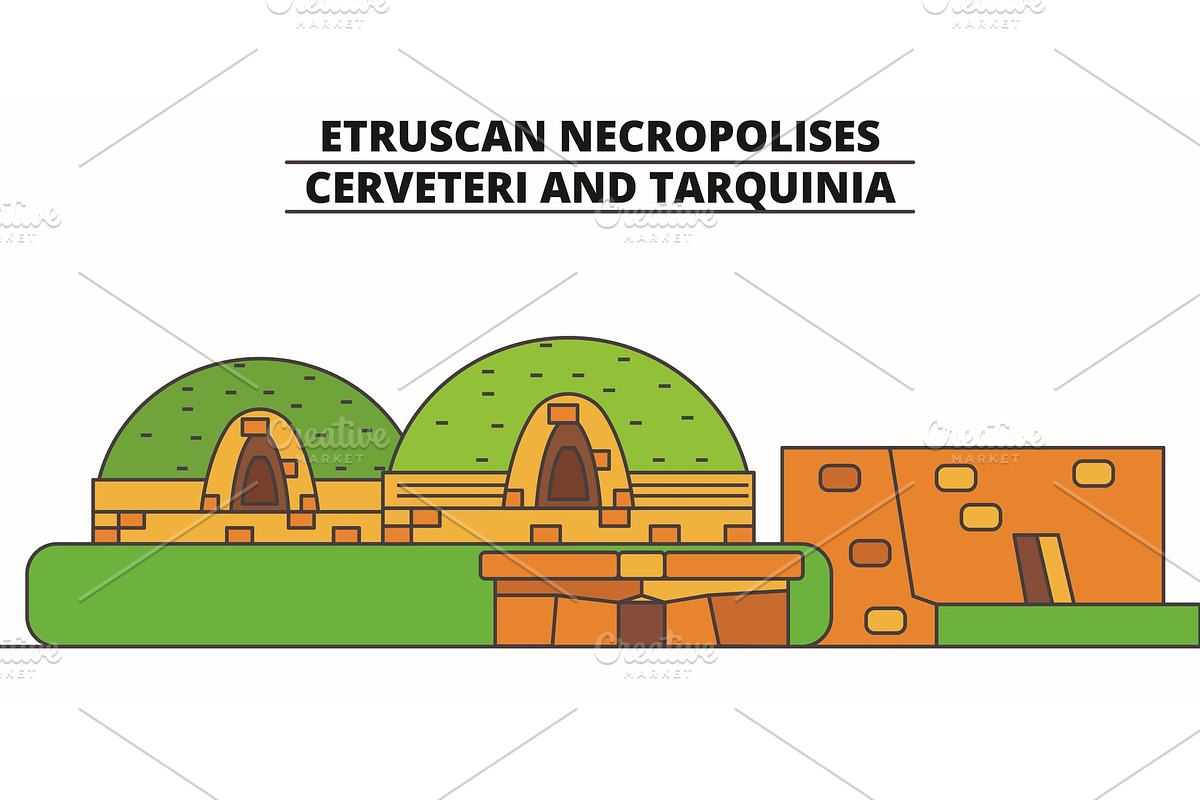 Etruscan Necropolises - Cerveteri in Illustrations - product preview 8