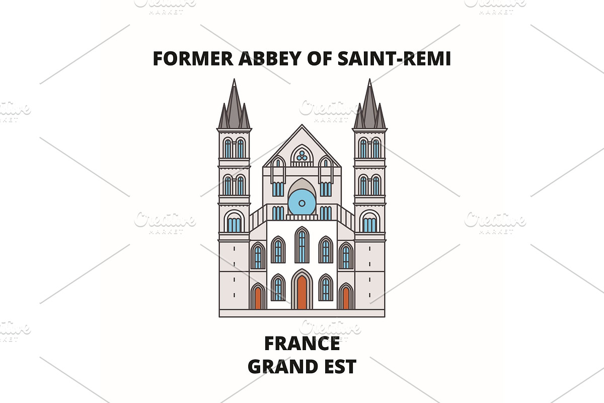 France, Grand Est - Former Abbey Of in Illustrations - product preview 8