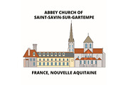 France, Nouvelle Aquitaine - Abbey