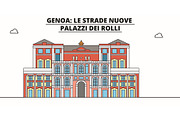 Genoa- Le Strade Nuove - Palazzi Dei