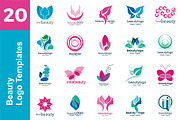 20 Logo Beauty Templates Bundle