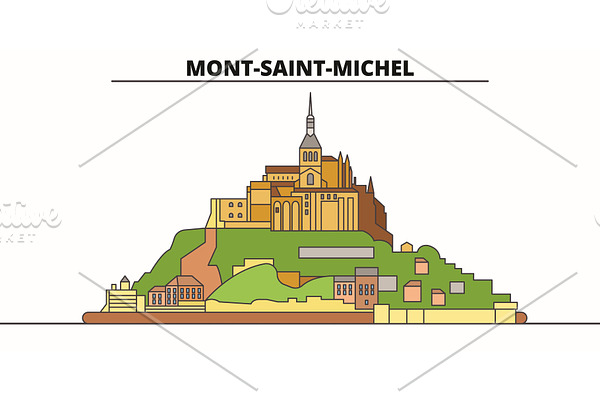 Mont-Saint-Michel And Its Bay line