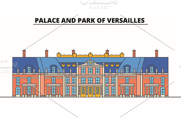 Palace And Park Of Versailles  lin