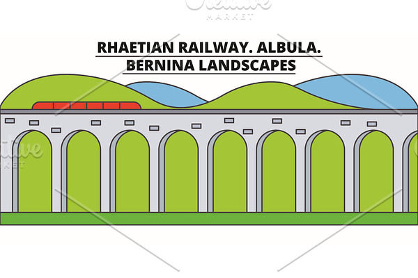Rhaetian Railway. Albula - Bernina