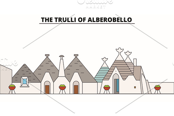 The Trulli Of Alberobello  lin