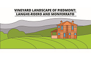 Vineyard Landscape Of Piedmont -