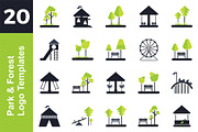 20 Logo Park & Forest Bundle