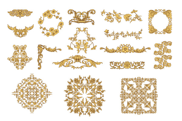 Chinese National Ornament Elements