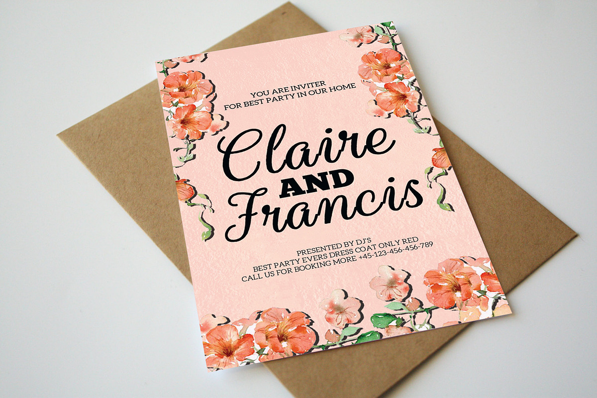 Save The Date Card in Postcard Templates - product preview 8