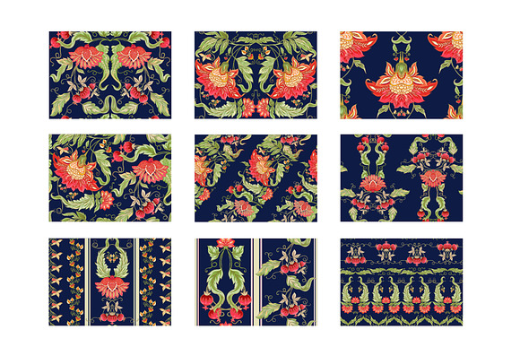 Jacobin Seamless Pattern in Patterns - product preview 3