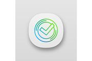 Checkmark app icon