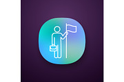 Business achievement app icon