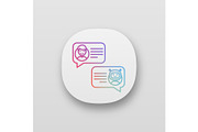 Support chatbot app icon
