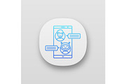 Support chatbot app icon