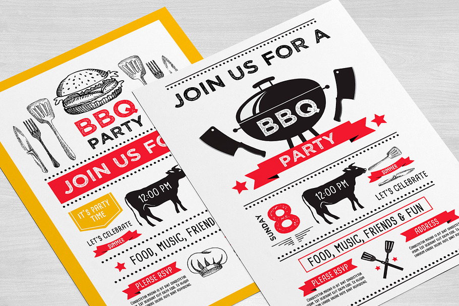 Barbecue invitation template in Brochure Templates - product preview 8