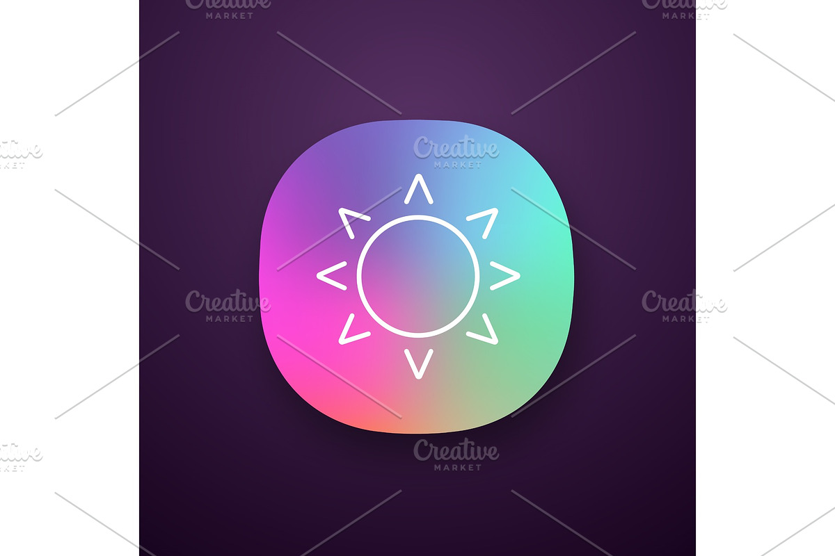 Sun app icon in Icons - product preview 8