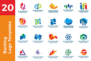 20 Logo Banking Templates Bundle