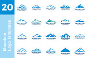 20 Logo Mountain Templates Bundle