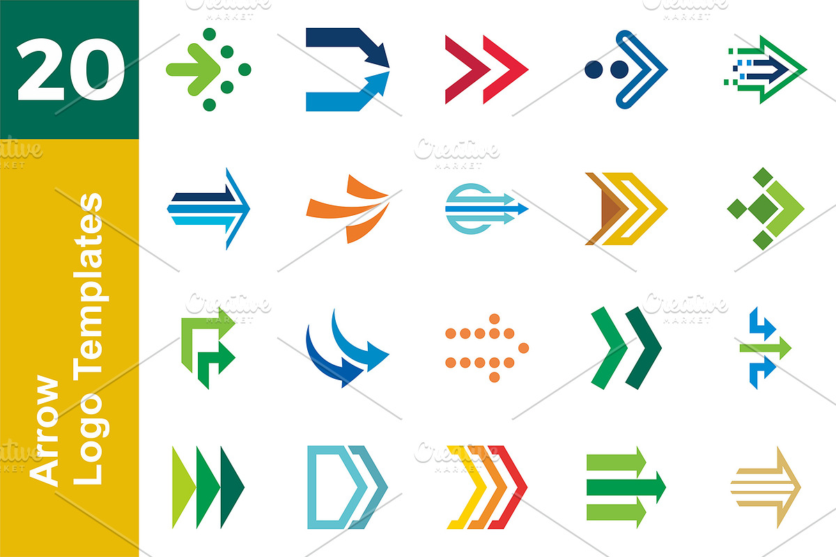 20 Logo Arrow Template Bundle in Logo Templates - product preview 8