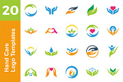 20 Logo Hand Care Template Bundle