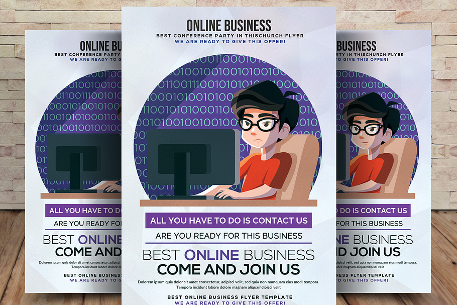 Online Business Flyer