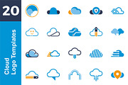 20 Logo Cloud Template Bundle