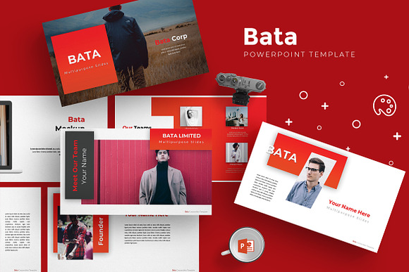 Bata - Powerpoint Template in PowerPoint Templates - product preview 3