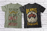 Beards t-shirts set