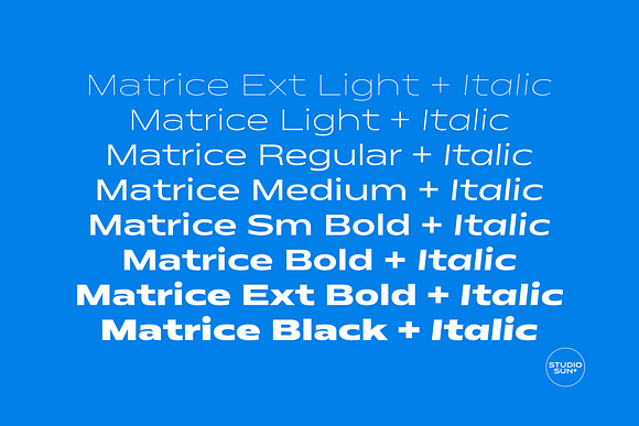 Matrice - Font Family in Italic Fonts - product preview 12