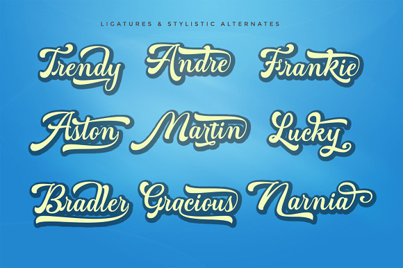 Martine Script in Script Fonts - product preview 2