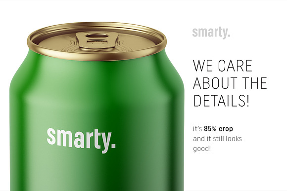 Beer can mockup in Product Mockups - product preview 2