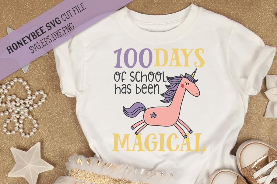 100 Days of School Unicorn 