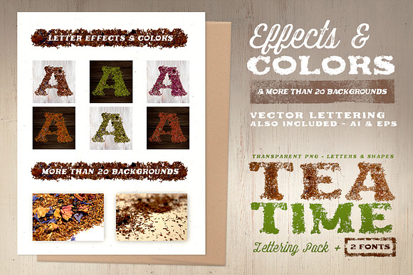 Tea Time - Creative Lettering in Display Fonts - product preview 1