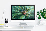 Apple iMac 27" Desktop Mockup Photo