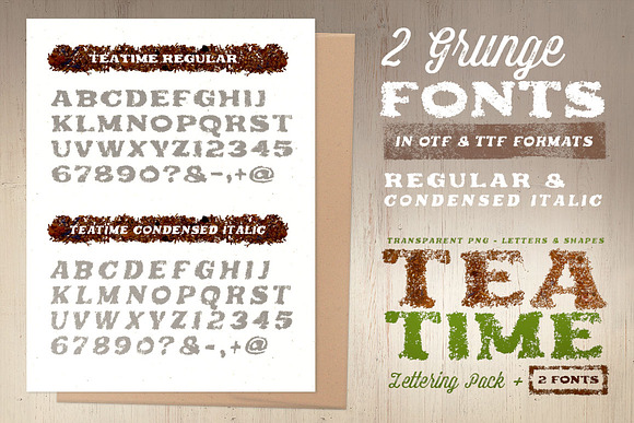 Tea Time - Creative Lettering in Display Fonts - product preview 2