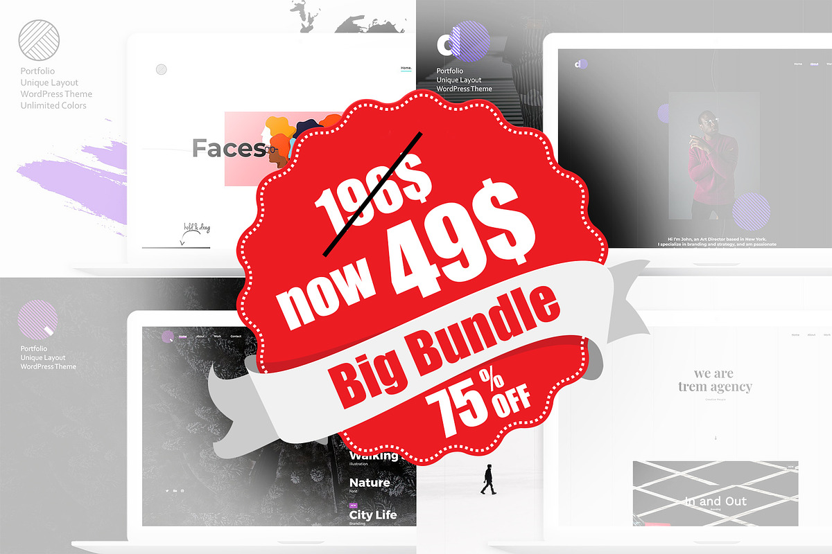 October Big Bundle - 4 WP Themes in WordPress Portfolio Themes - product preview 8