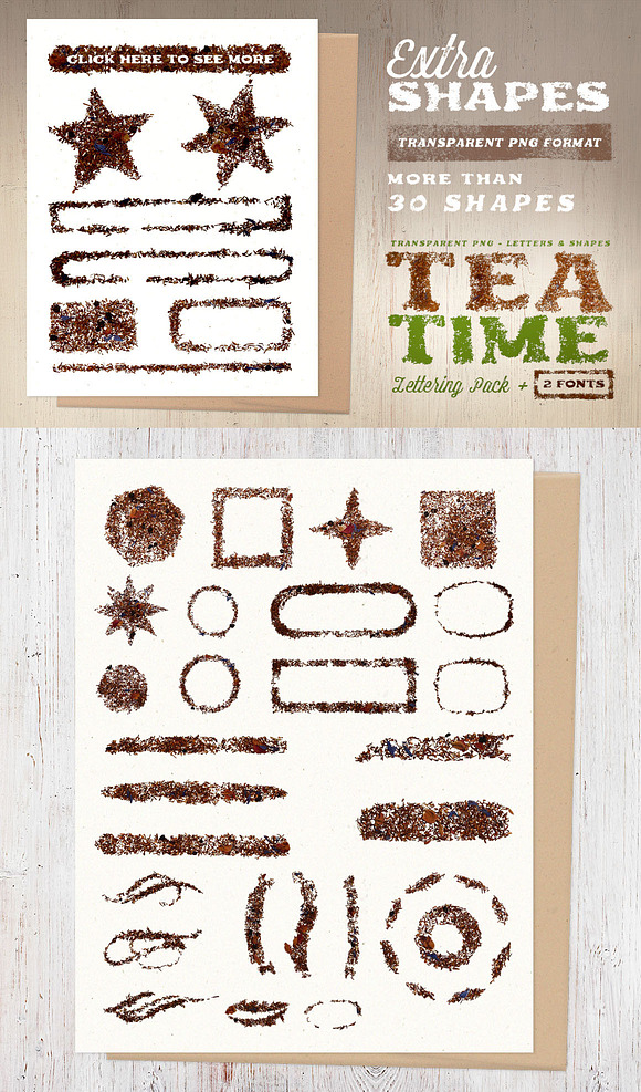 Tea Time - Creative Lettering in Display Fonts - product preview 3