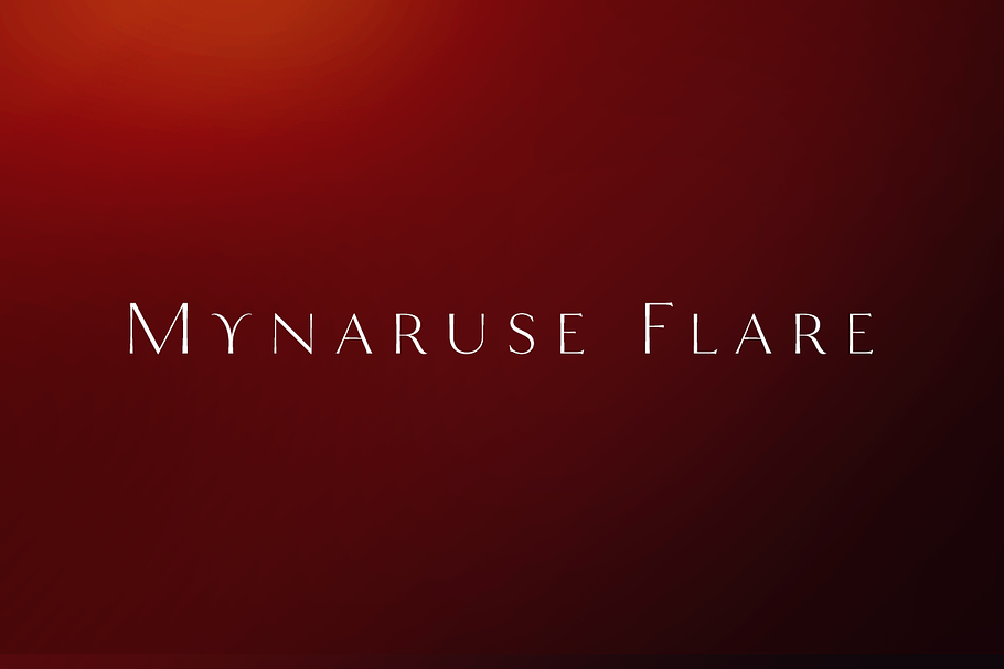 Mynaruse Flare in Roman Fonts - product preview 8