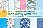 Snowy Winter Prints