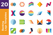 20 Logo Banking Template Bundle
